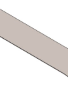 Central purlin inferior reinforce 374x100x1,25